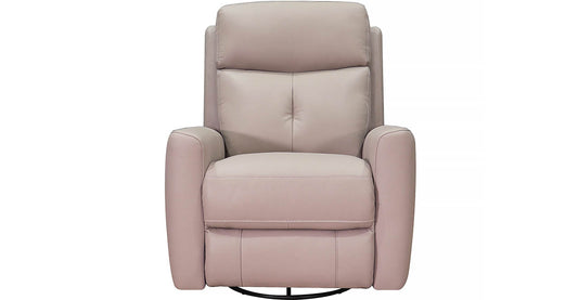 Sterling Power and Manual Swivel Glider Leather Recliner