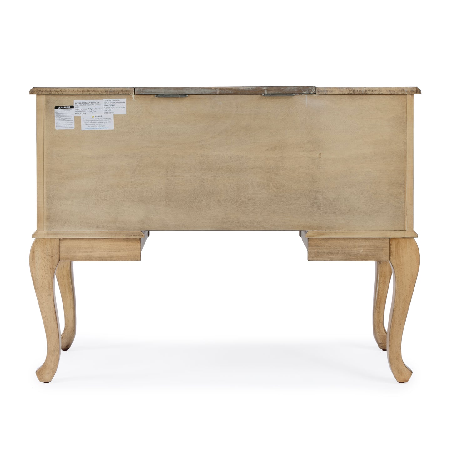 Charlotte Vanity Desk with Storage in Beige  0735424