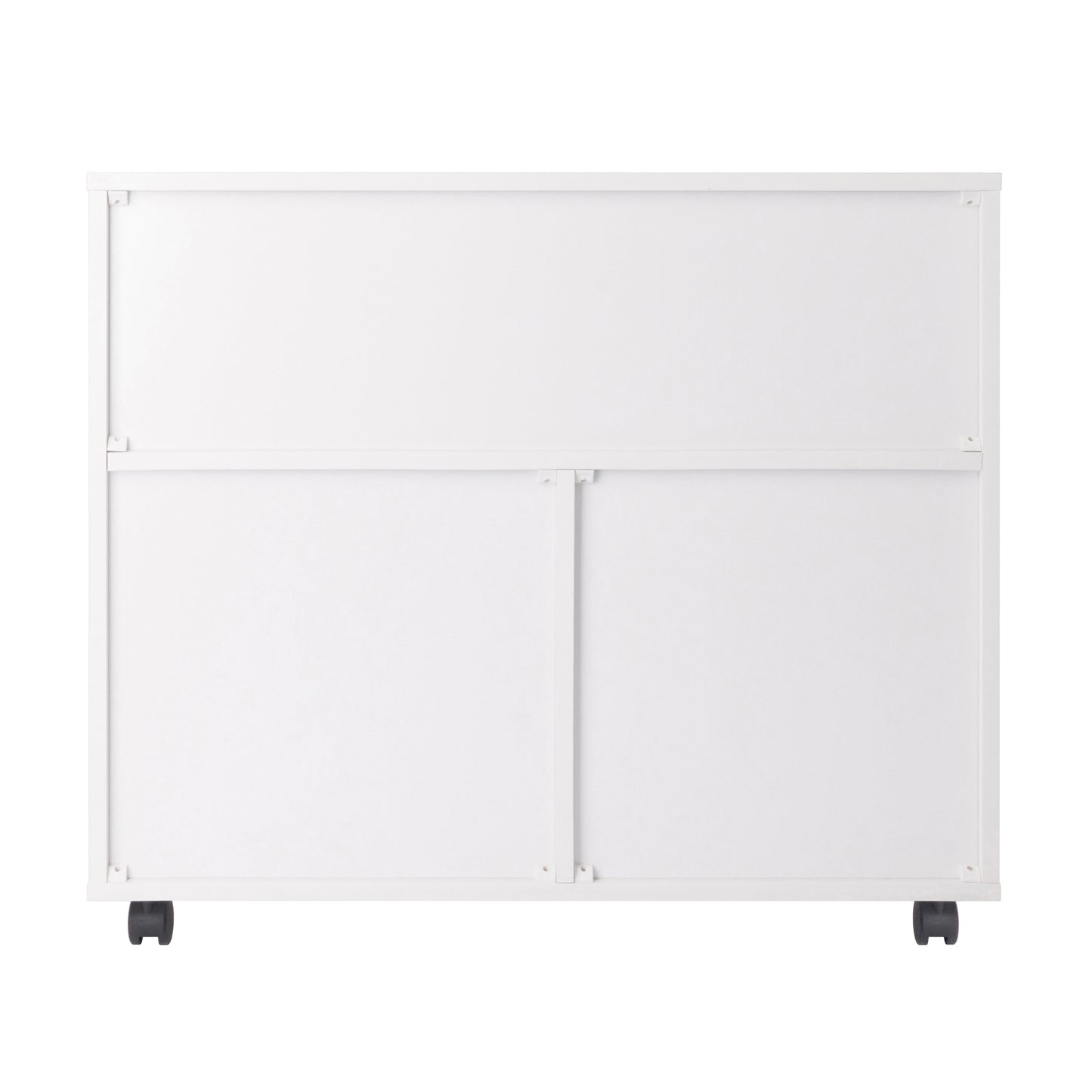 Halifax Wide Storage Cabinet, 3-Small and 2-Wide Drawers, White