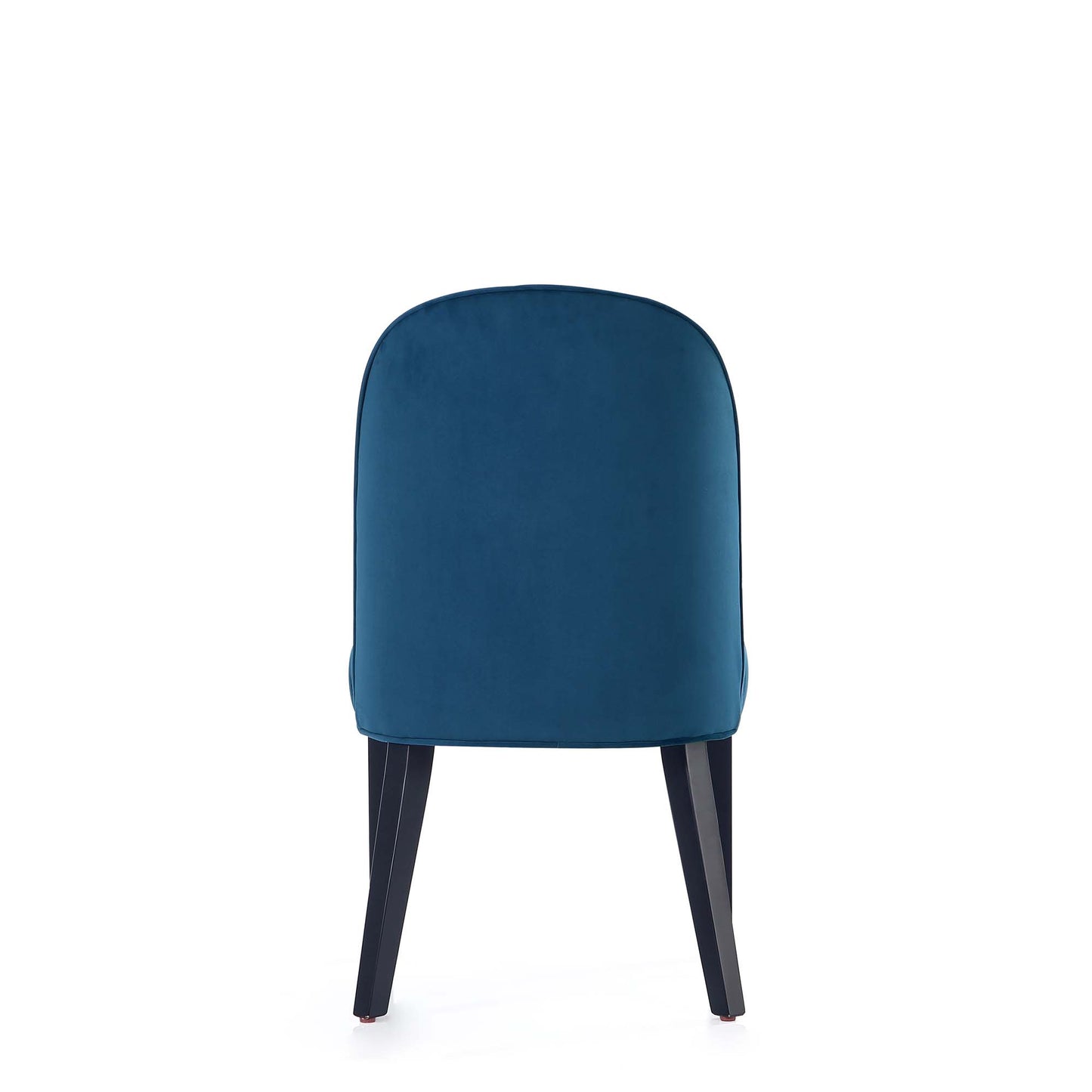 Manhattan Comfort Hillman Modern Velvet Upholstered Dining Chair in Blue  - Set of 4 2-DC087-BL