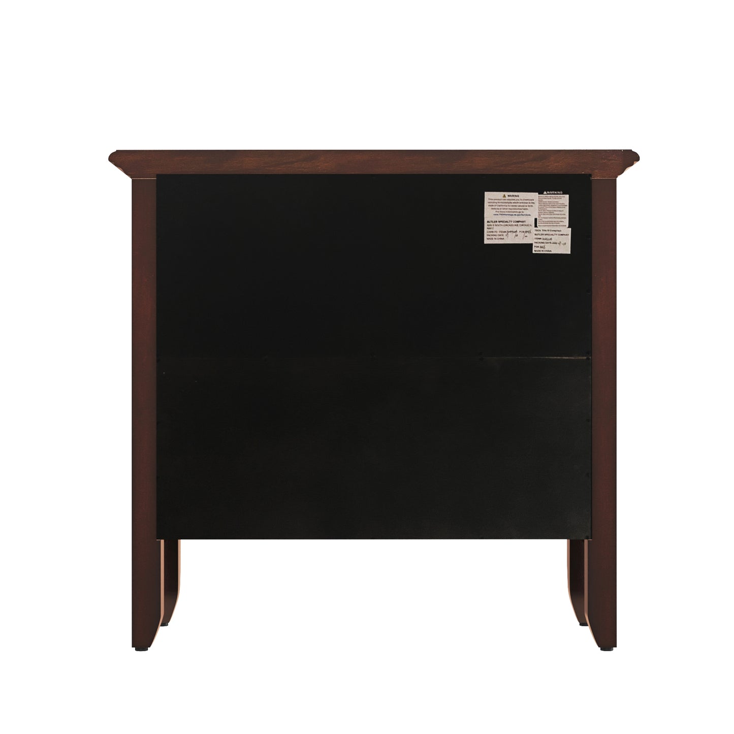 Newport 32"W 2 Shelf Bookcase in Dark Brown  3044024