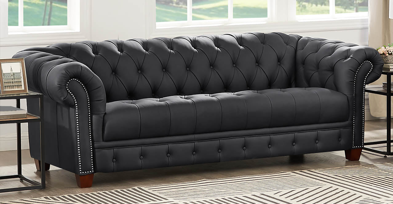 York Waxy Pull-up Leather Sofa Collection