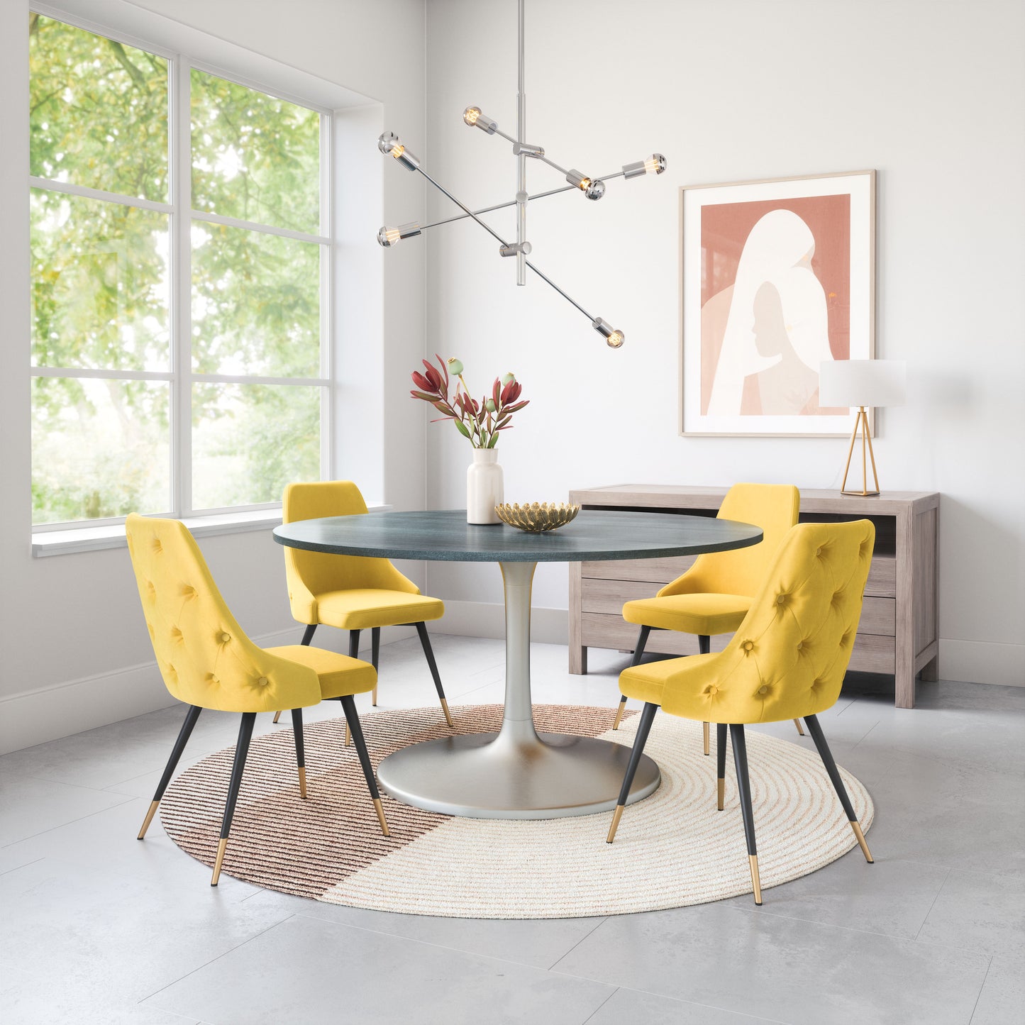 Piccolo Dining Chair (Set of 2) Yellow