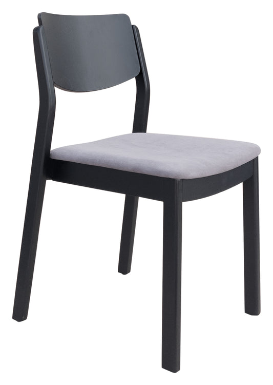 Desdamona Dining Chair (Set of 2) Gray & Black