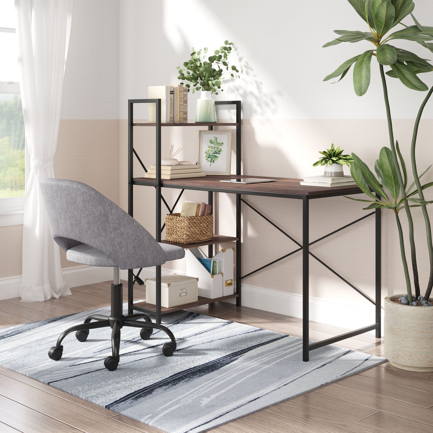 Lebanon Desk Brown & Black