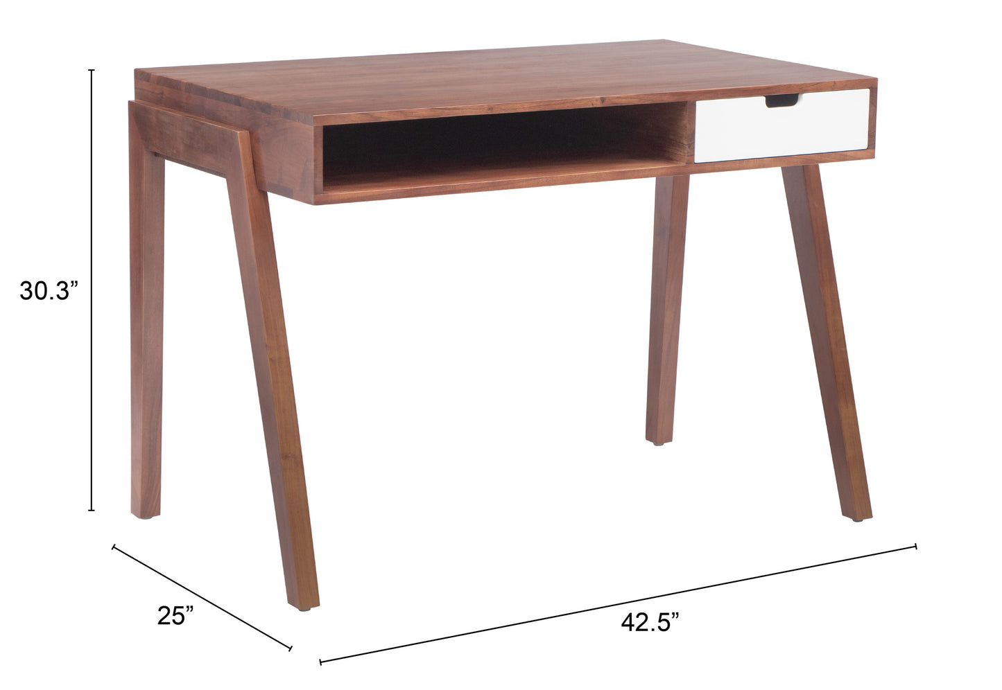 Linea Desk Walnut