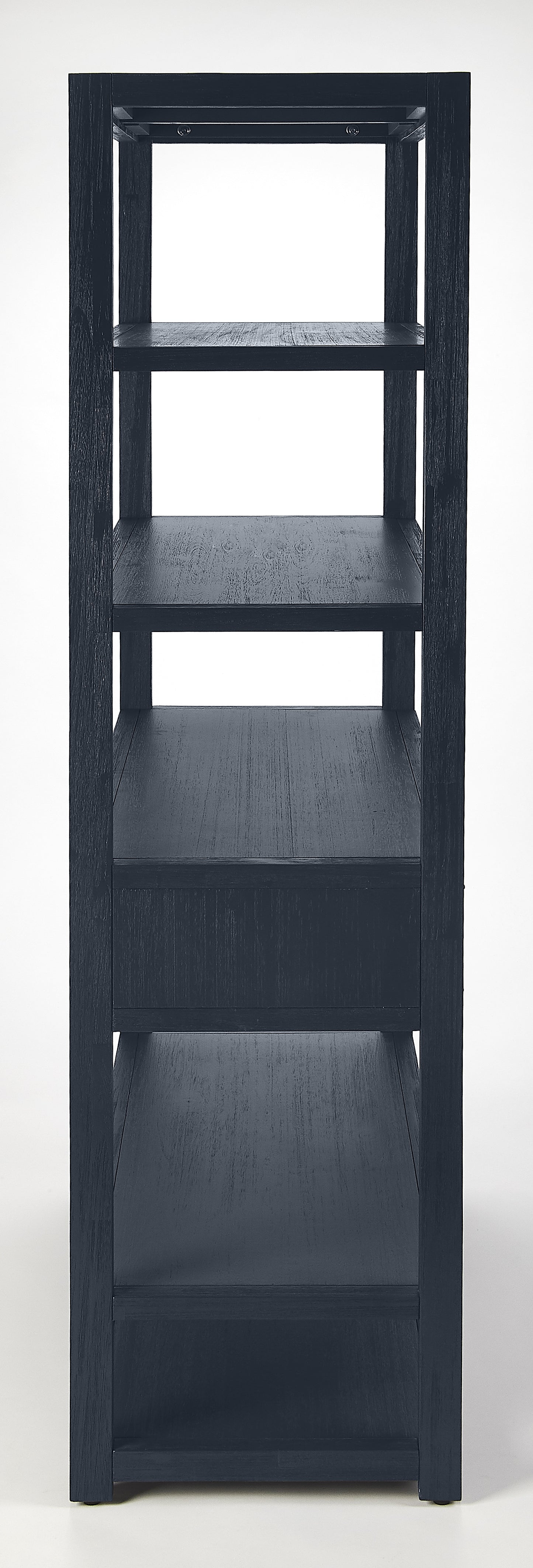 Lark 5 Tier 39"W Etagere Bookcase in Navy Blue  5391291