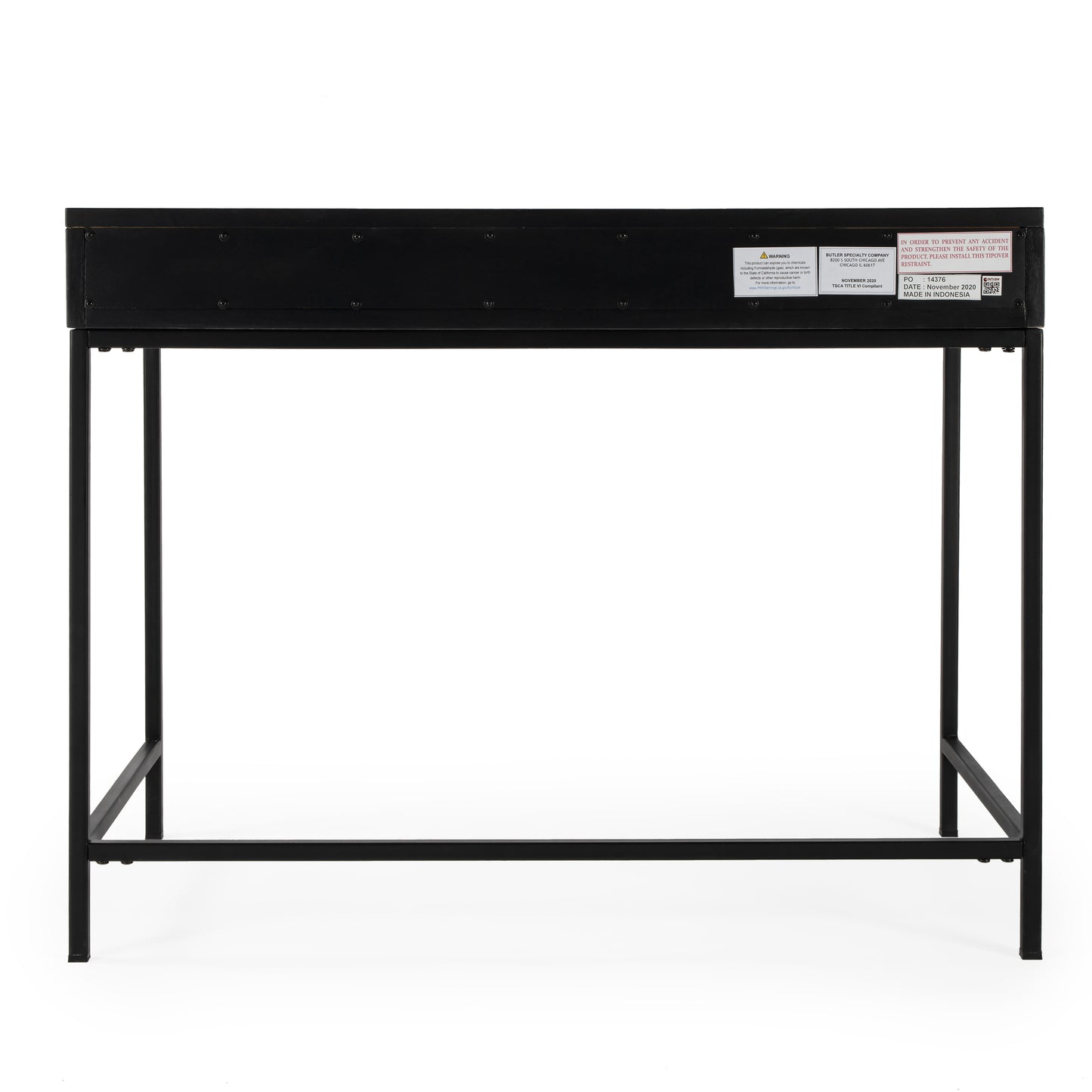 Belka  Desk with Drawers in Black  5466295