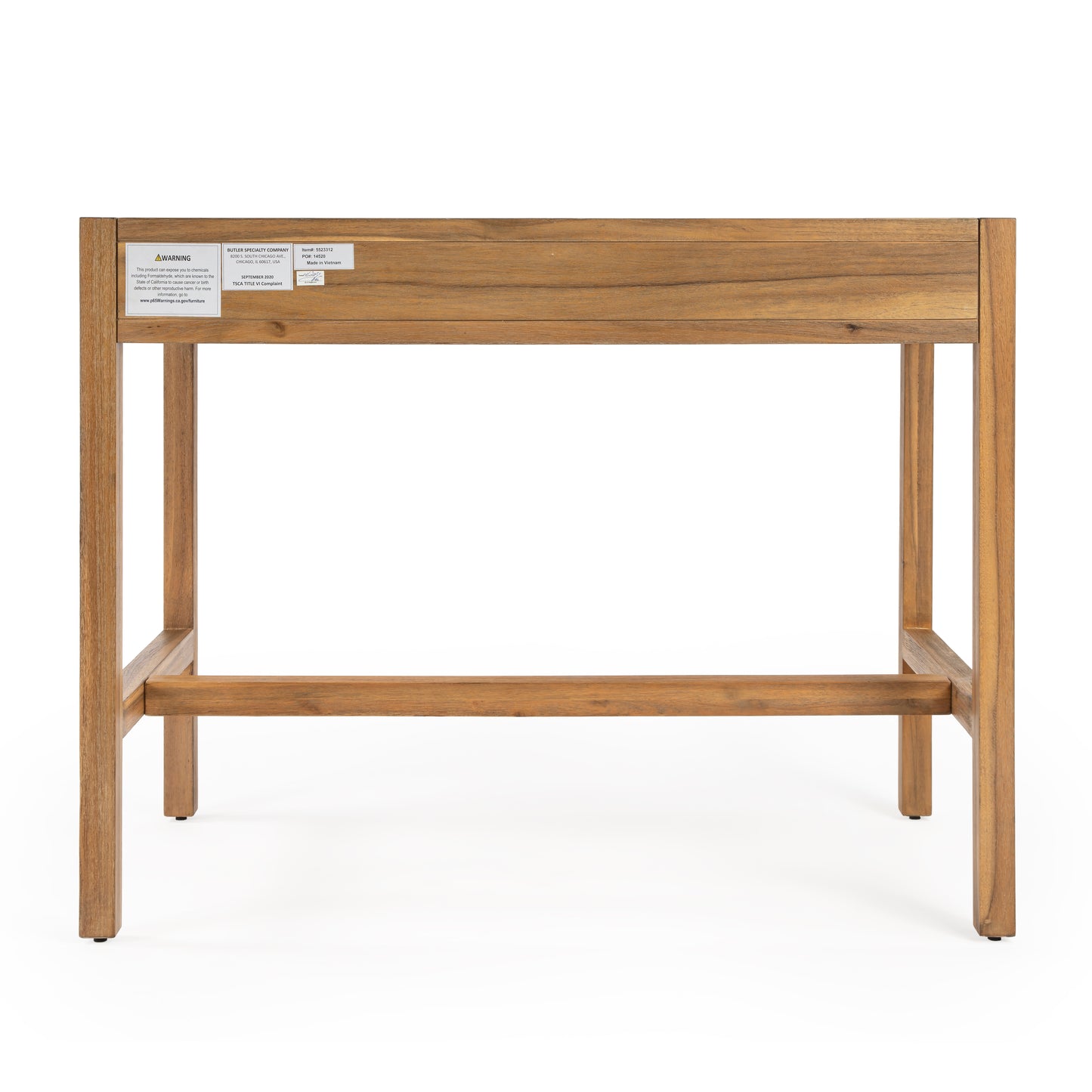 Lark Natural Wood Desk in Light Brown  5523312