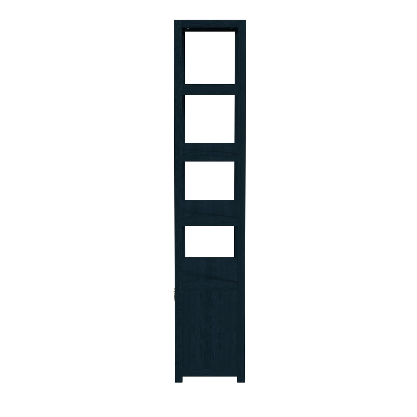 Lark  4- Tier Etagere  Etagere Bookcase in Navy Blue  5674291