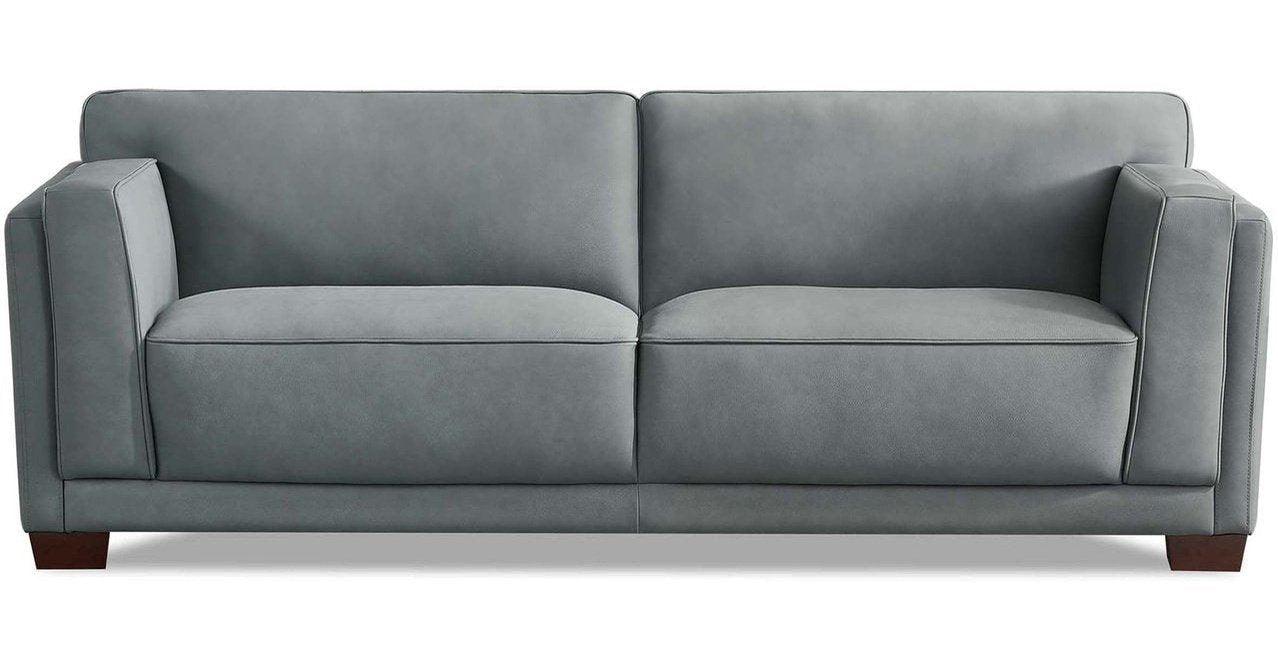 Marshall Leather Sofa Collection, Slate - Hydeline USA