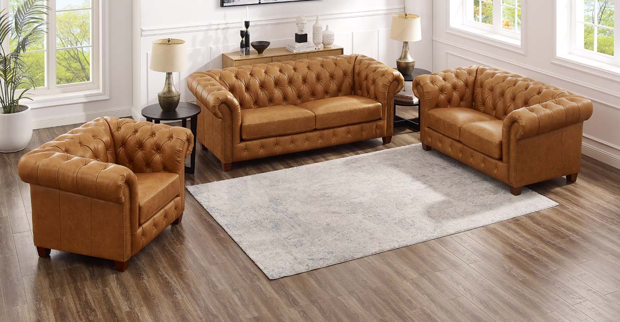 Kingston Waxy Pull-up Leather Sofa Collection