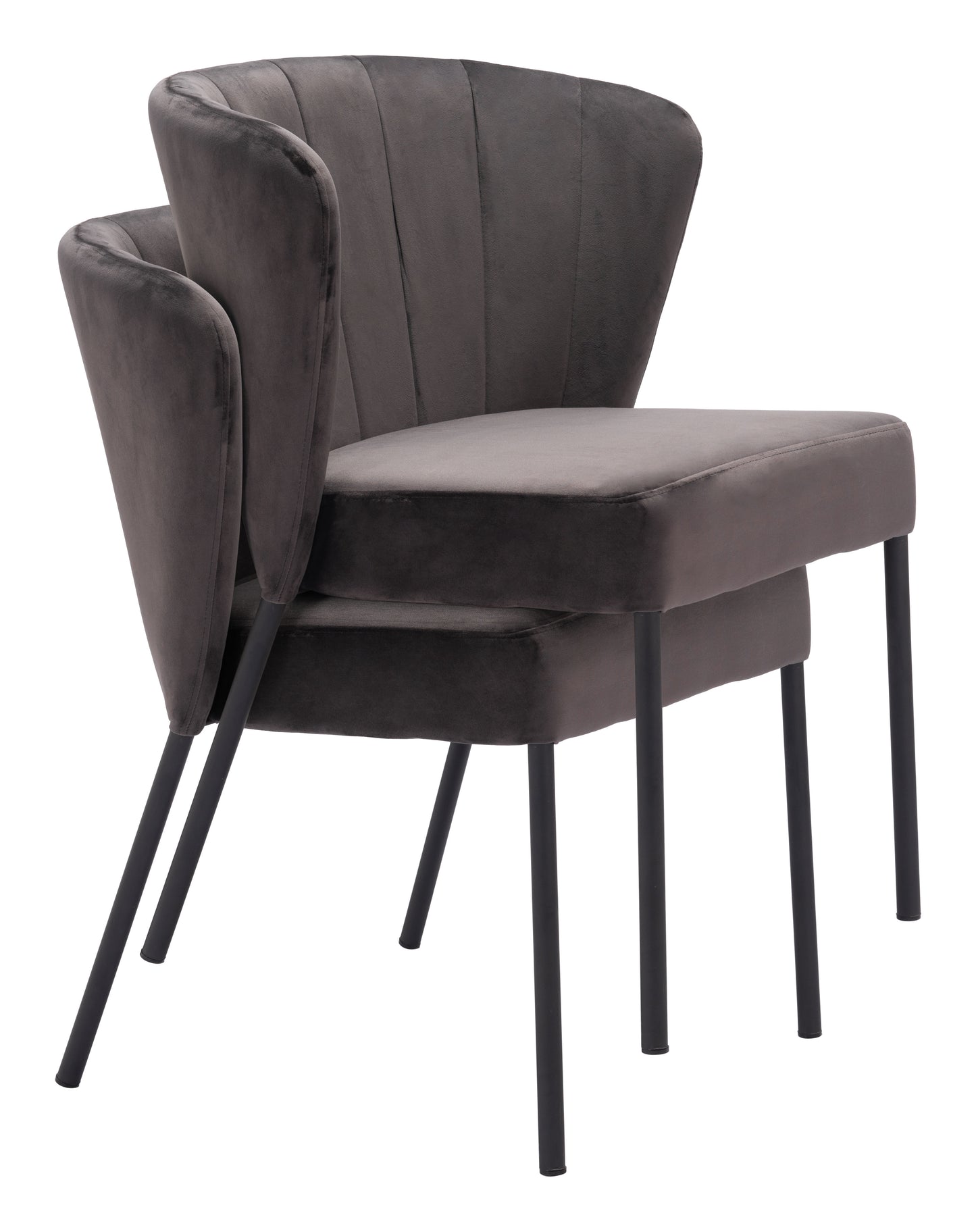 Aimee Dining Chair (Set of 2) Gray