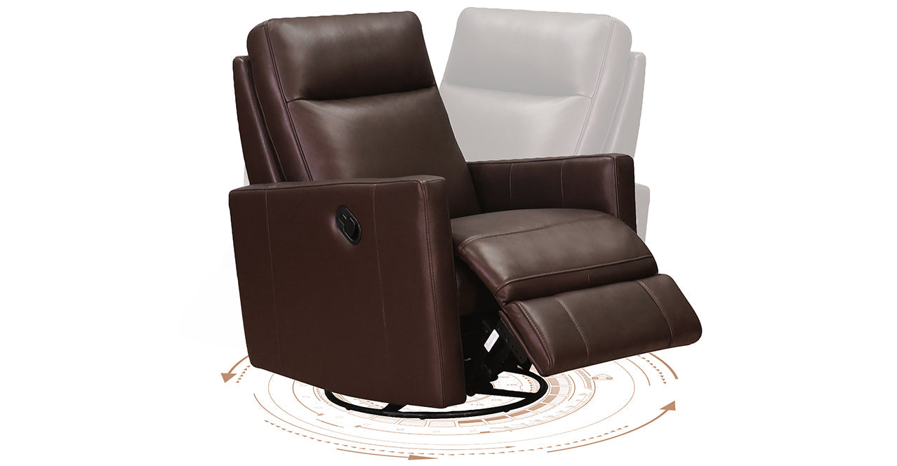 Ashby Power and Manual Headrest Recliner Collection with Swivel and Glider Options