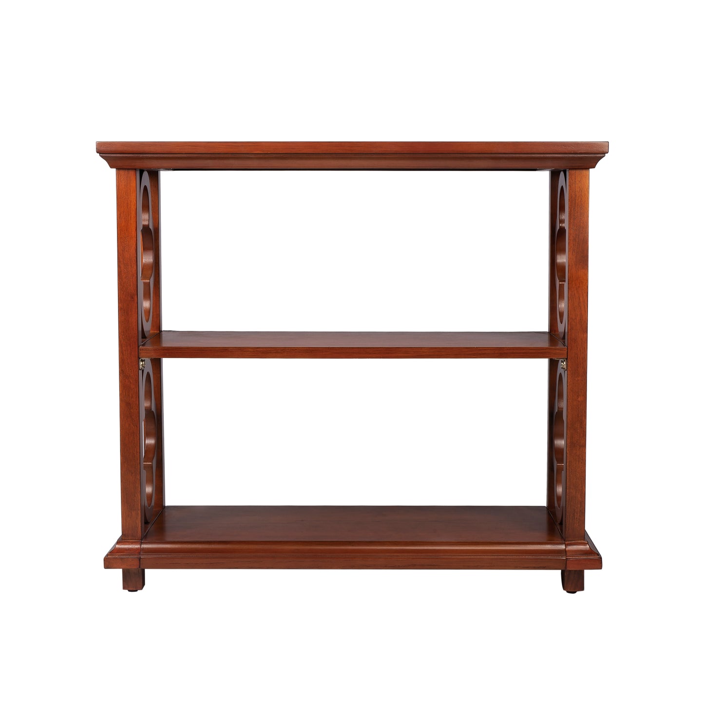 Paloma 2 Shelf 30"W Bookcase in Medium Brown  9331101