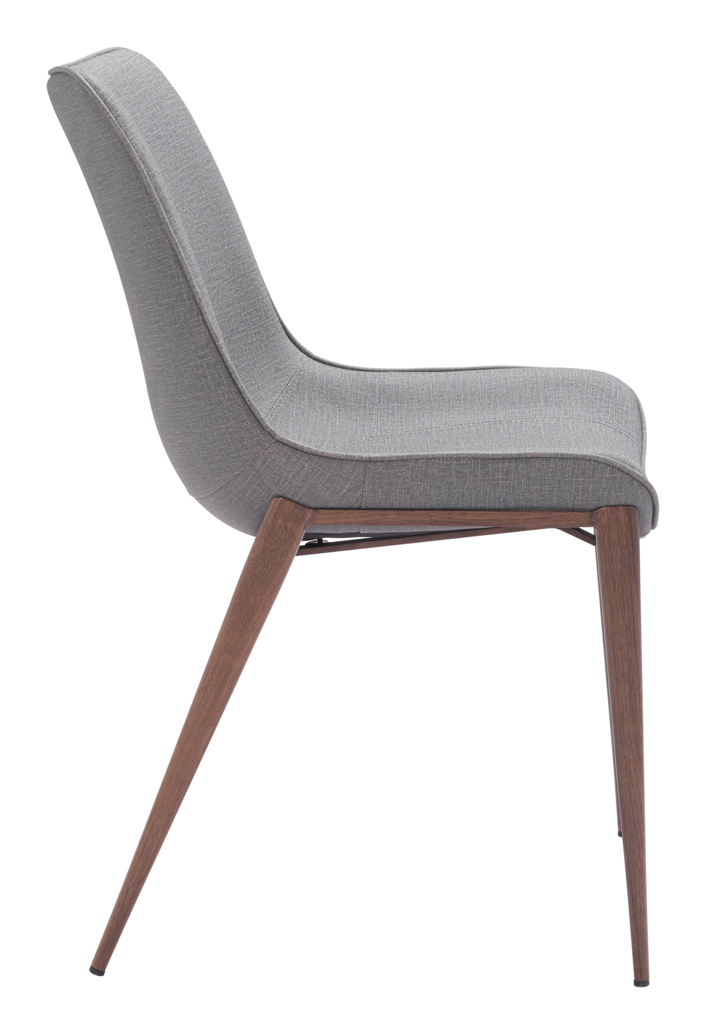 Magnus Dining Chair Slate Gray & Walnut