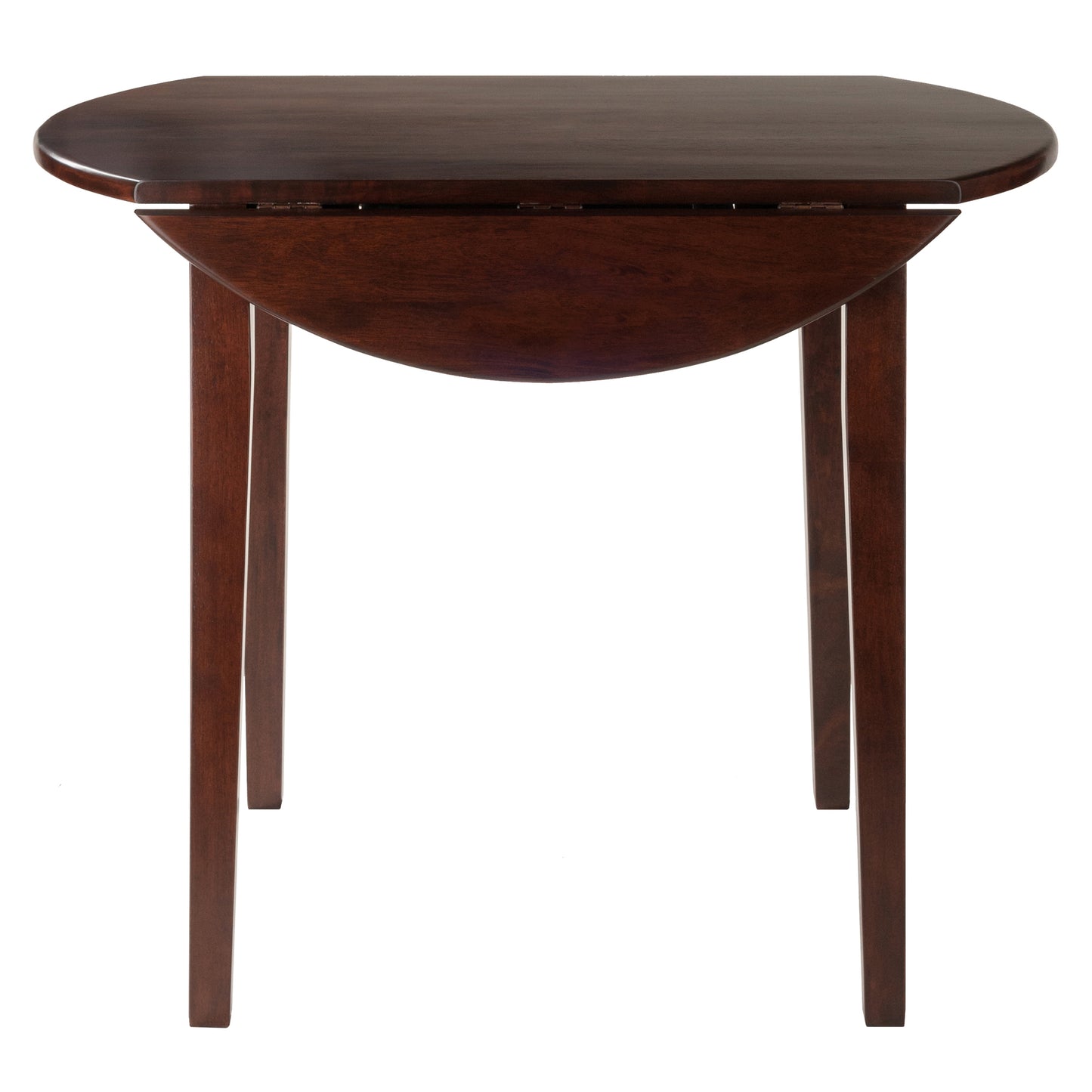 Clayton Round Drop Leaf Dining Table, Walnut