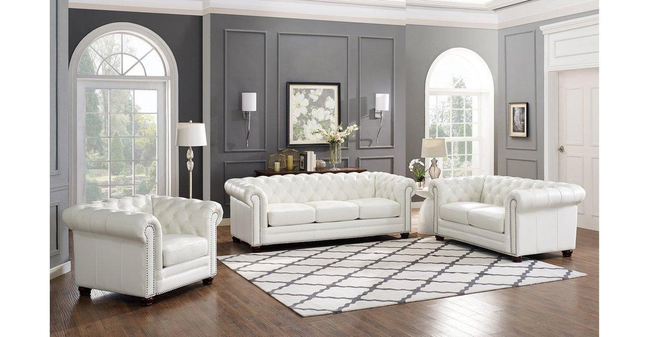 Aliso Leather Sofa Collection - Hydeline USA