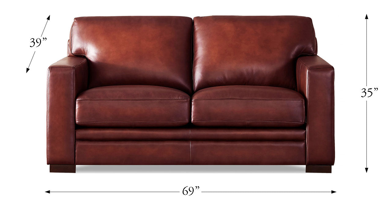 Dillon Waxy Pull-up Leather Sofa Collection