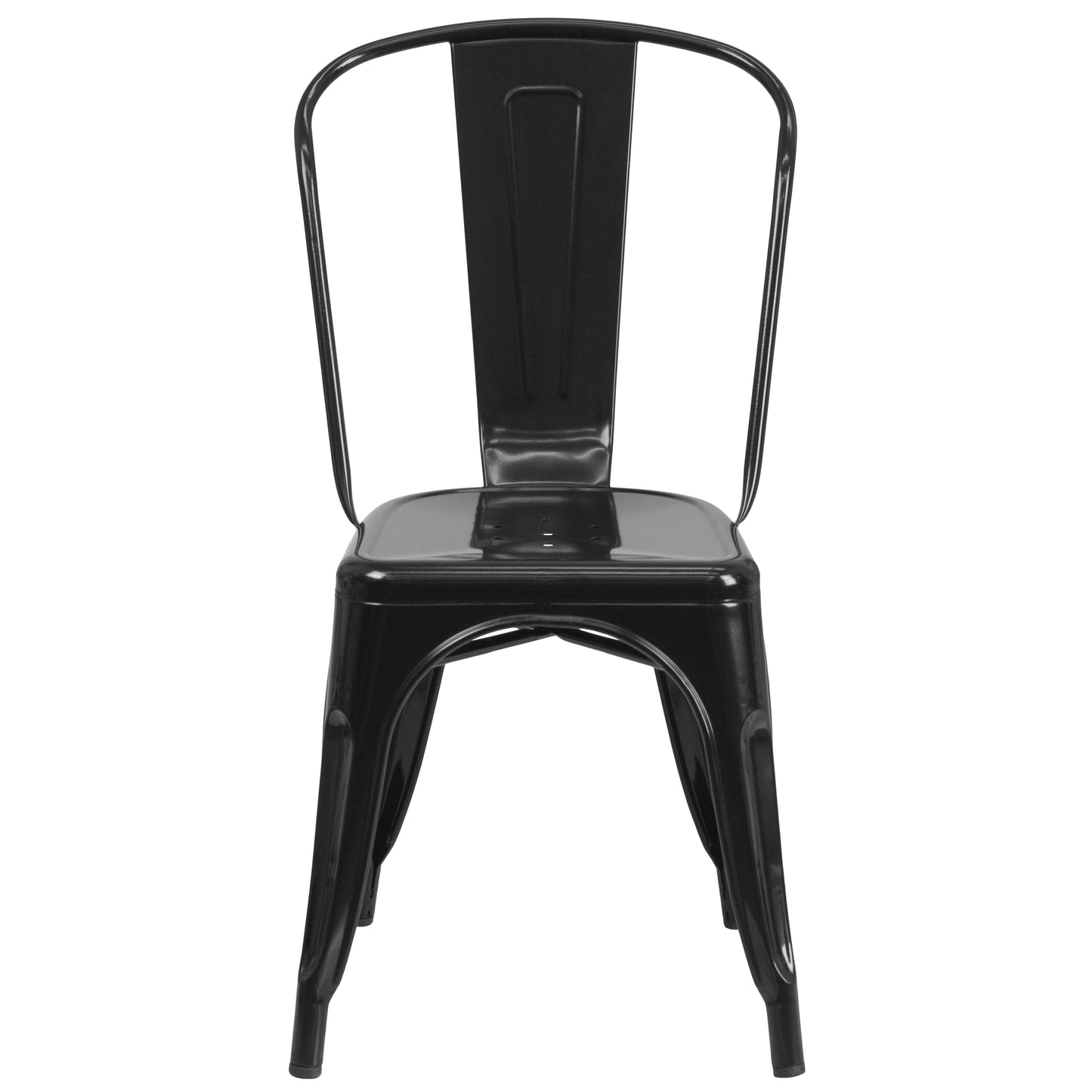 Stackable Metal Dining Chair for Indoor or Outdoor Use