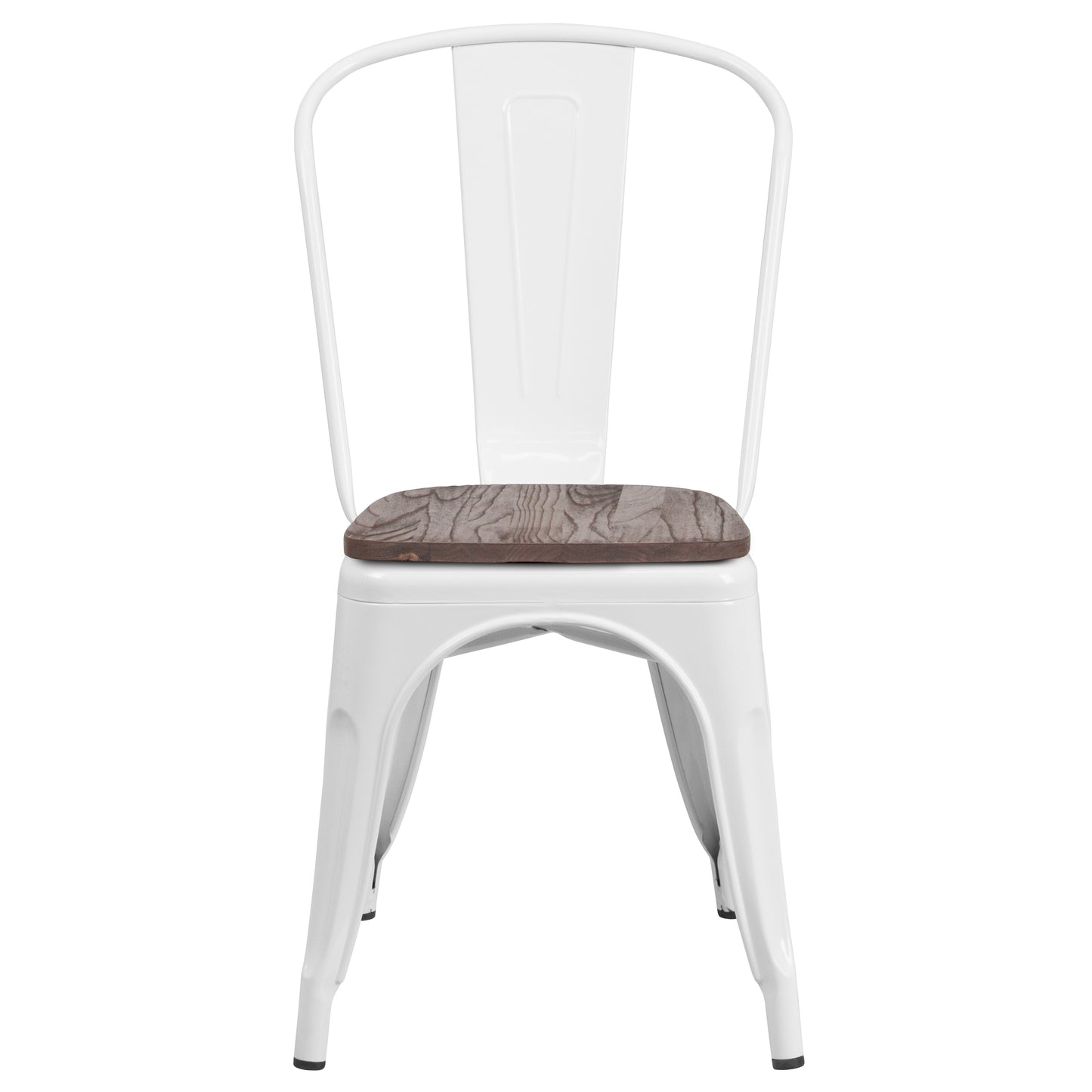 Stackable Metal Dining Chair for Indoor Spaces