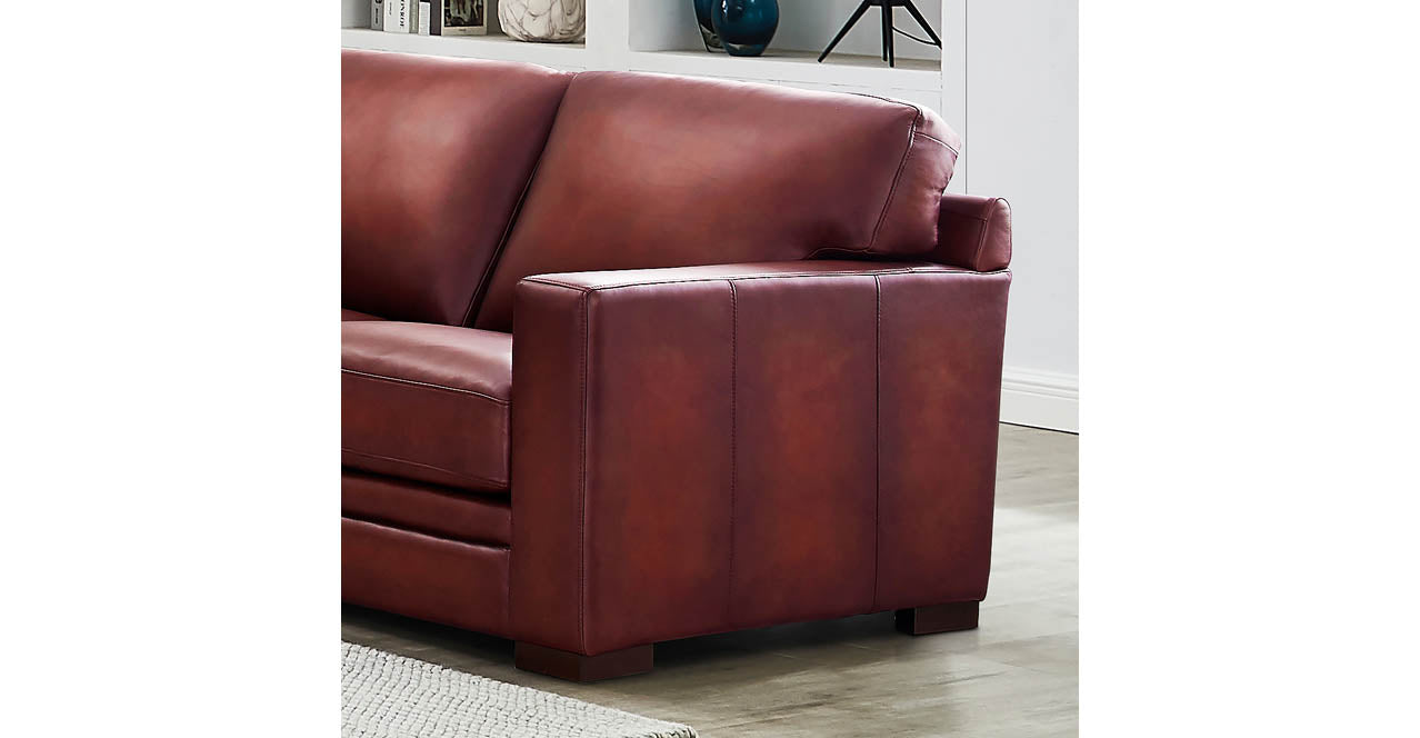 Dillon Waxy Pull-up Leather Sofa Collection