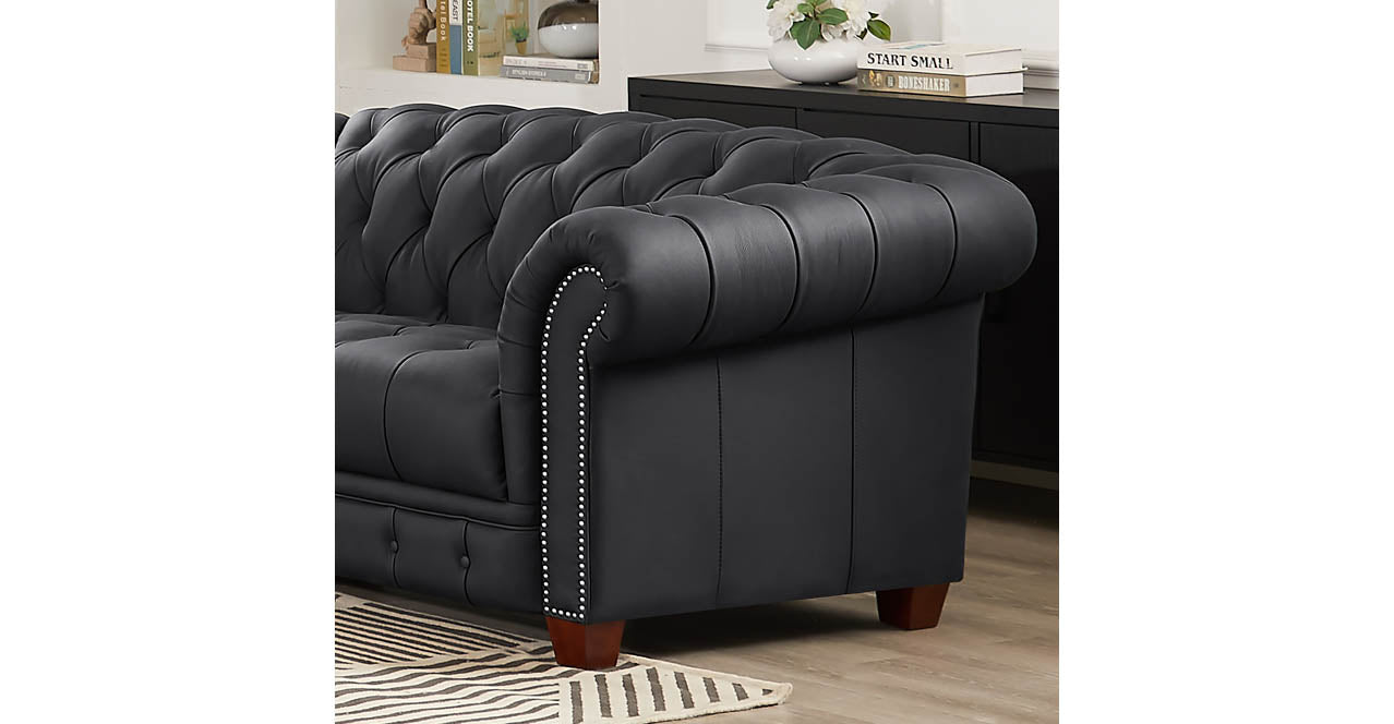 York Waxy Pull-up Leather Sofa Collection