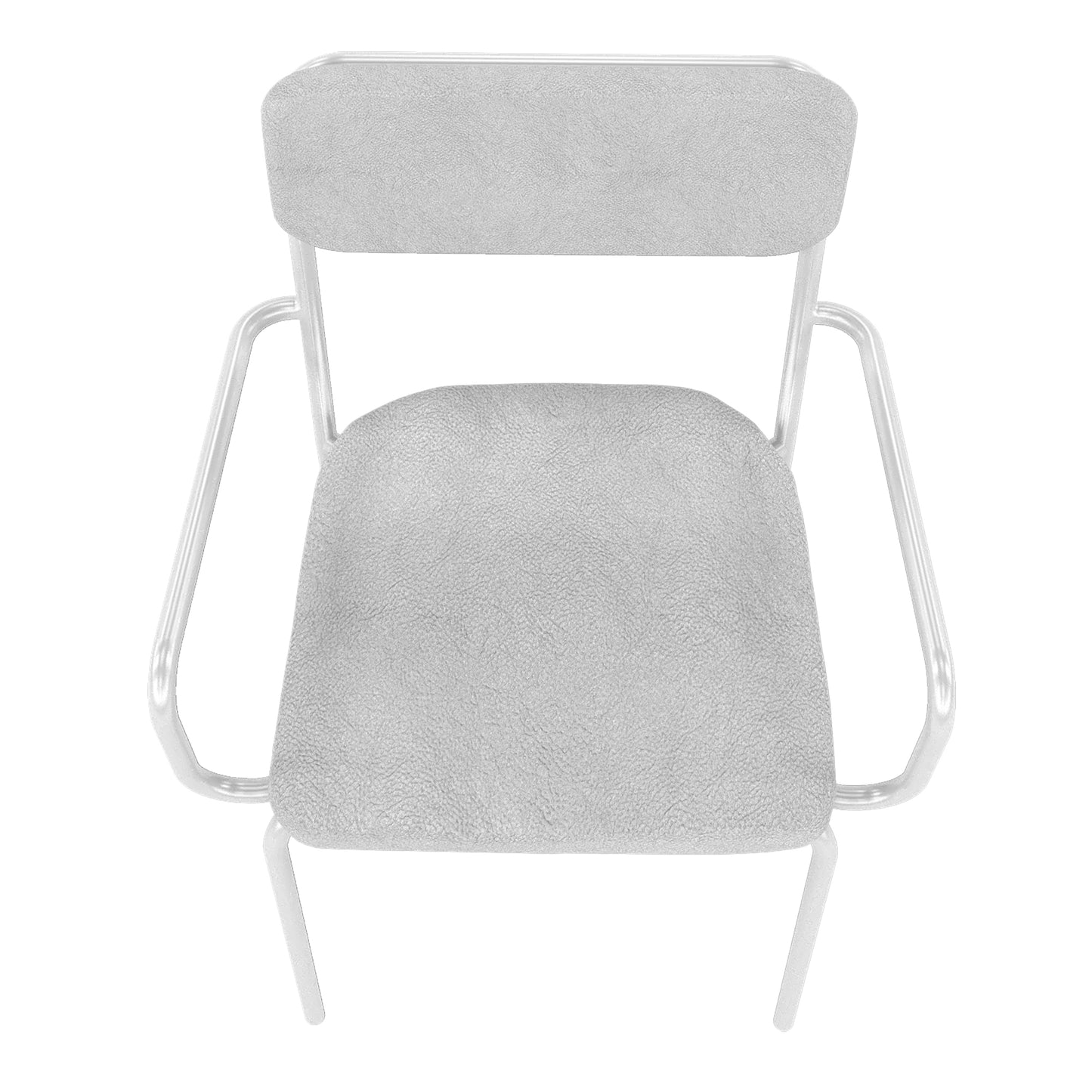 Manhattan Comfort Whythe PU Leather Dining Chair in White DC-2PZ-312