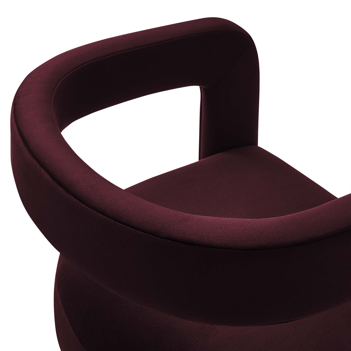 Winslow Barrel Performance Velvet Dining Chair by Modway