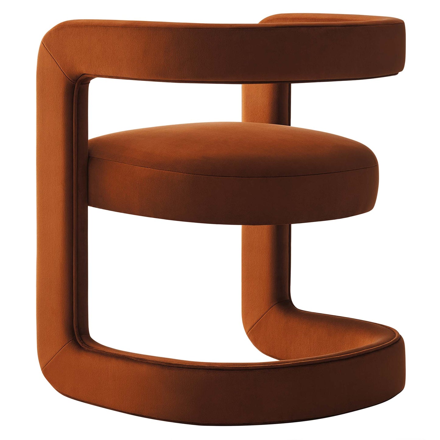 Winslow Barrel Performance Velvet Dining Chair by Modway