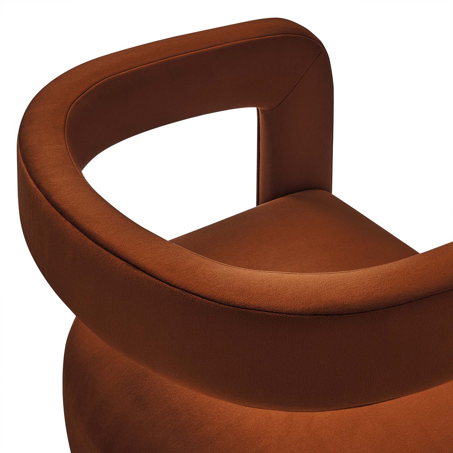 Winslow Barrel Performance Velvet Dining Chair by Modway