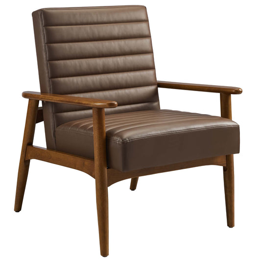 Jensen Vegan Leather Accent Chair by Modway EEI-6779