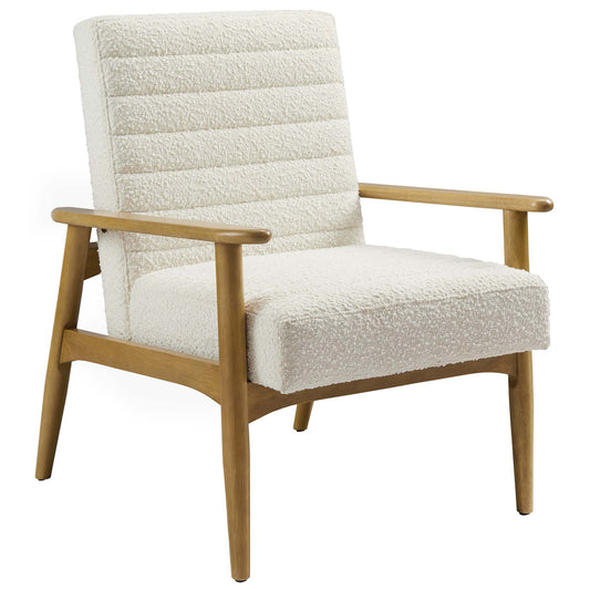 Jensen Boucle Fabric Accent Chair by Modway EEI-6780-FRO-IVO