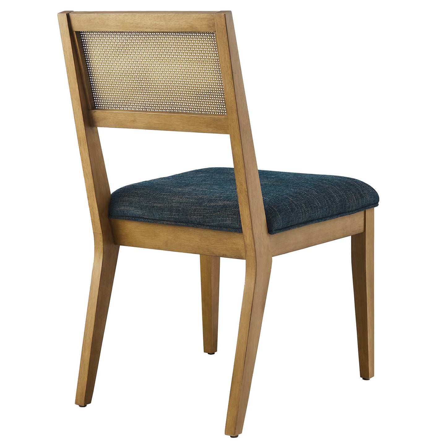 Nimba Faux Rattan Fabric Dining Chairs Set of 2 by Modway EEI-6781-FRO-HEA