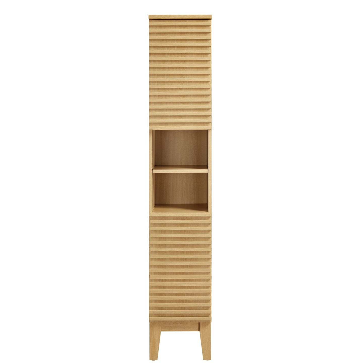 Render Tall Narrow Bathroom Storage Cabinet by Modway EEI-6851-OAK