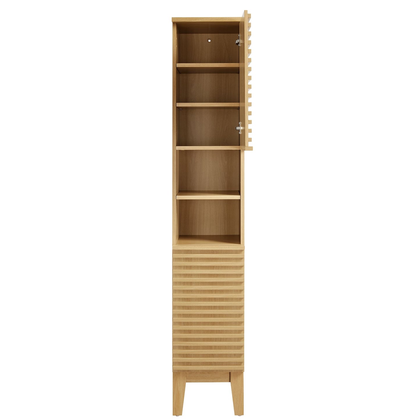 Render Tall Narrow Bathroom Storage Cabinet by Modway EEI-6851-OAK