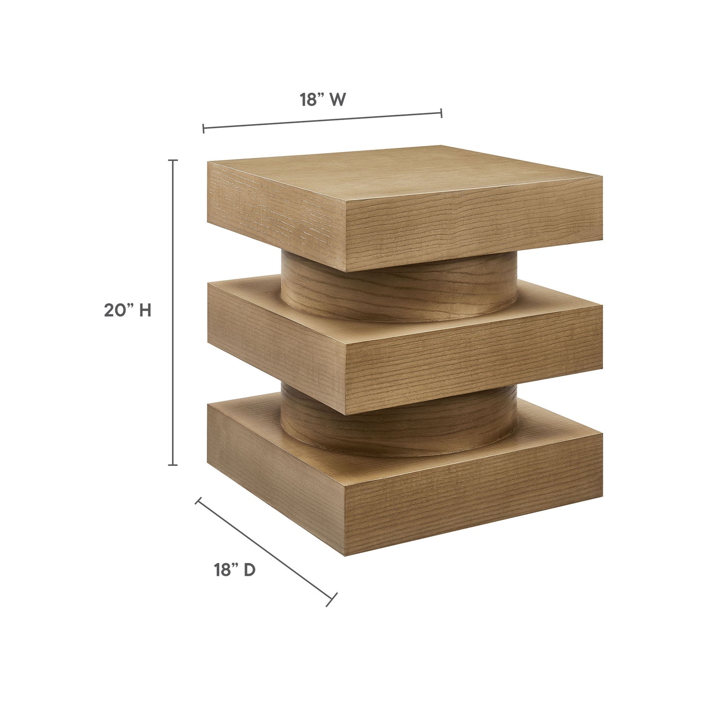 Perpetuate Totem End Table by Modway EEI-6864