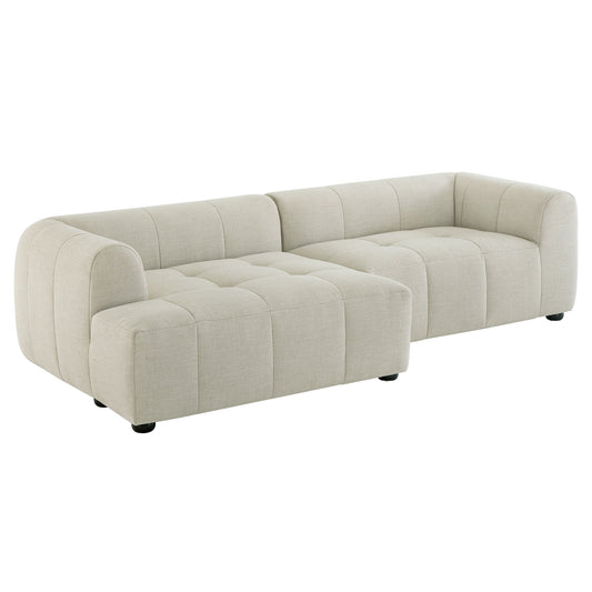 Liana Upholstered Fabric Modular Sofa with Chaise by Modway