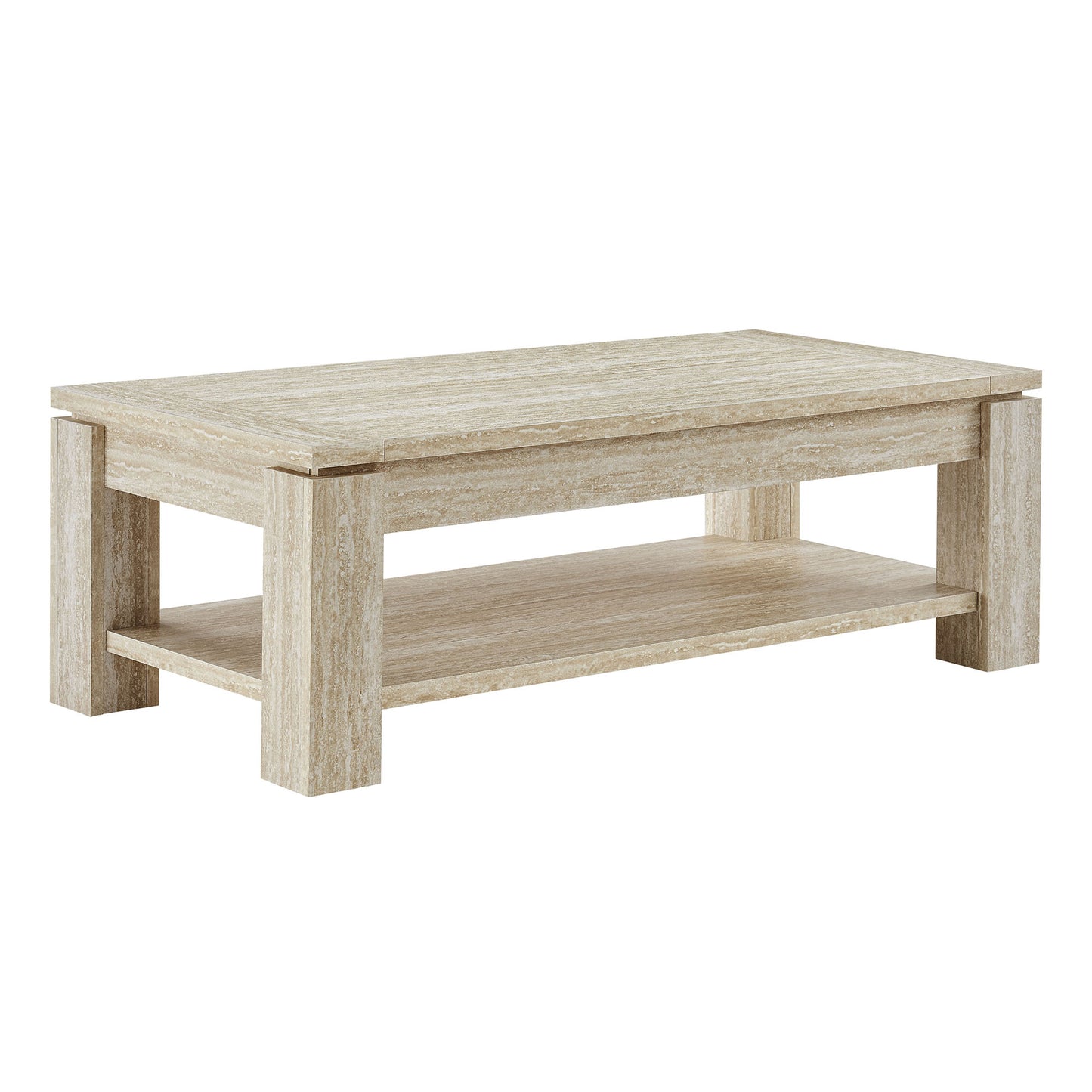 Hollis Travertine Coffee Table by Modway EEI-6908-TRA