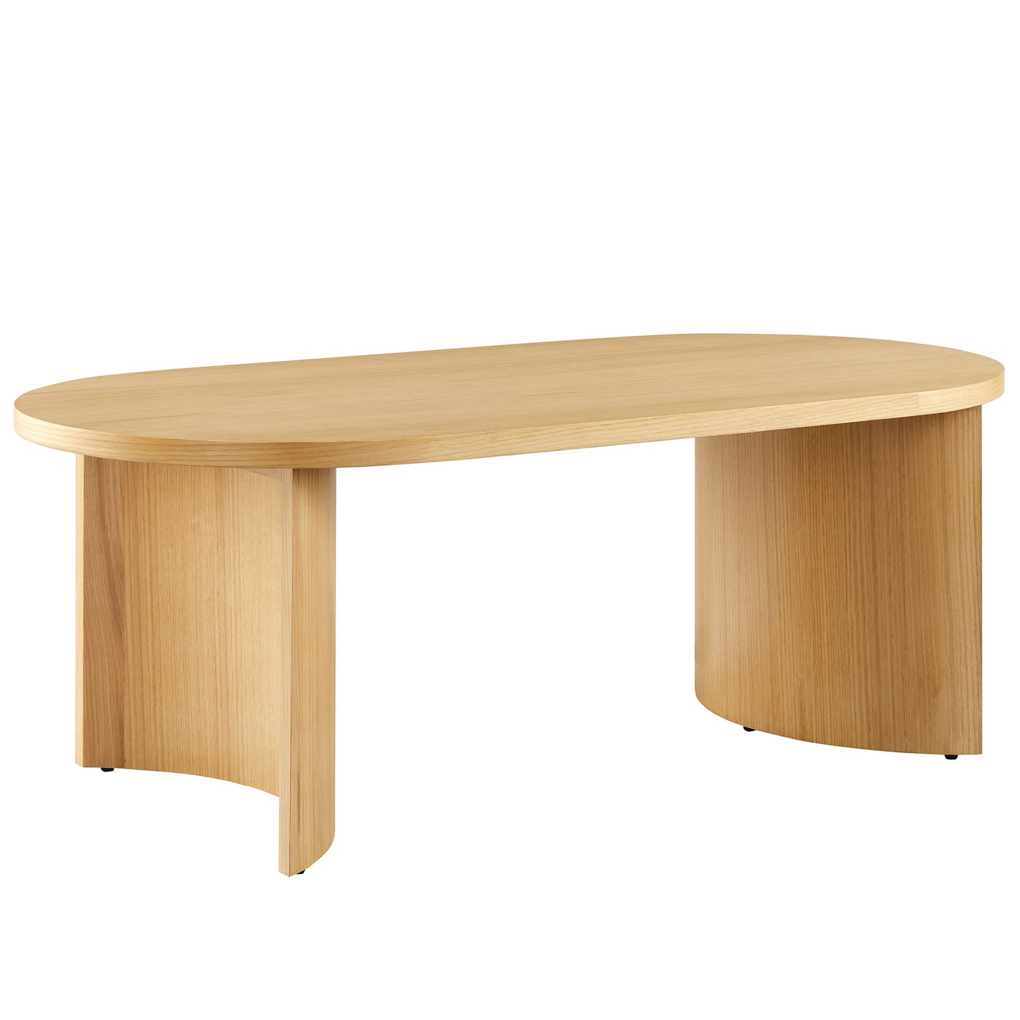 Aspect Oval Wood Coffee Table by Modway EEI-6911-OAK