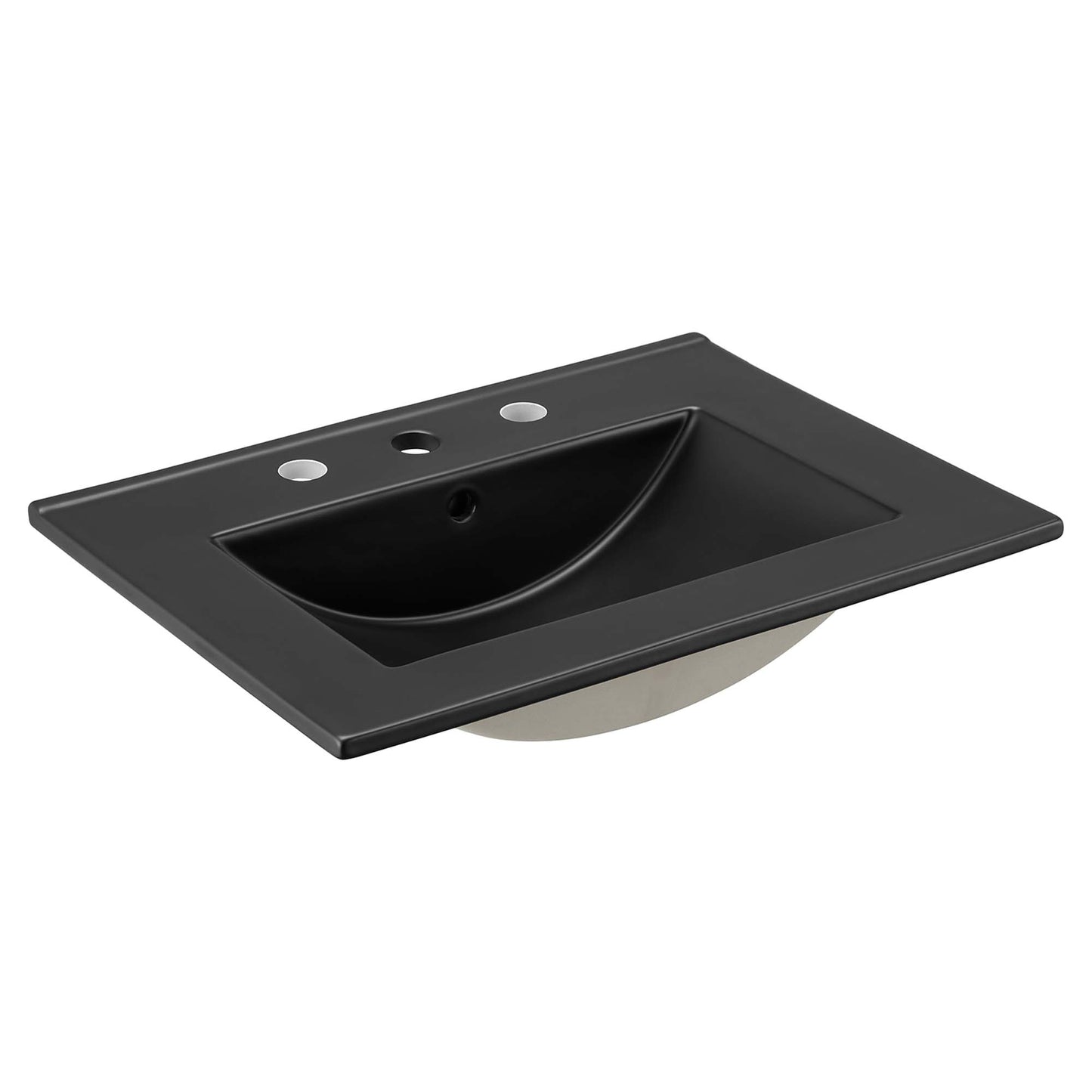 Render 62" Wall-Mount Double Sink Bathroom Vanity by Modway EEI-6941-WAL-BLK