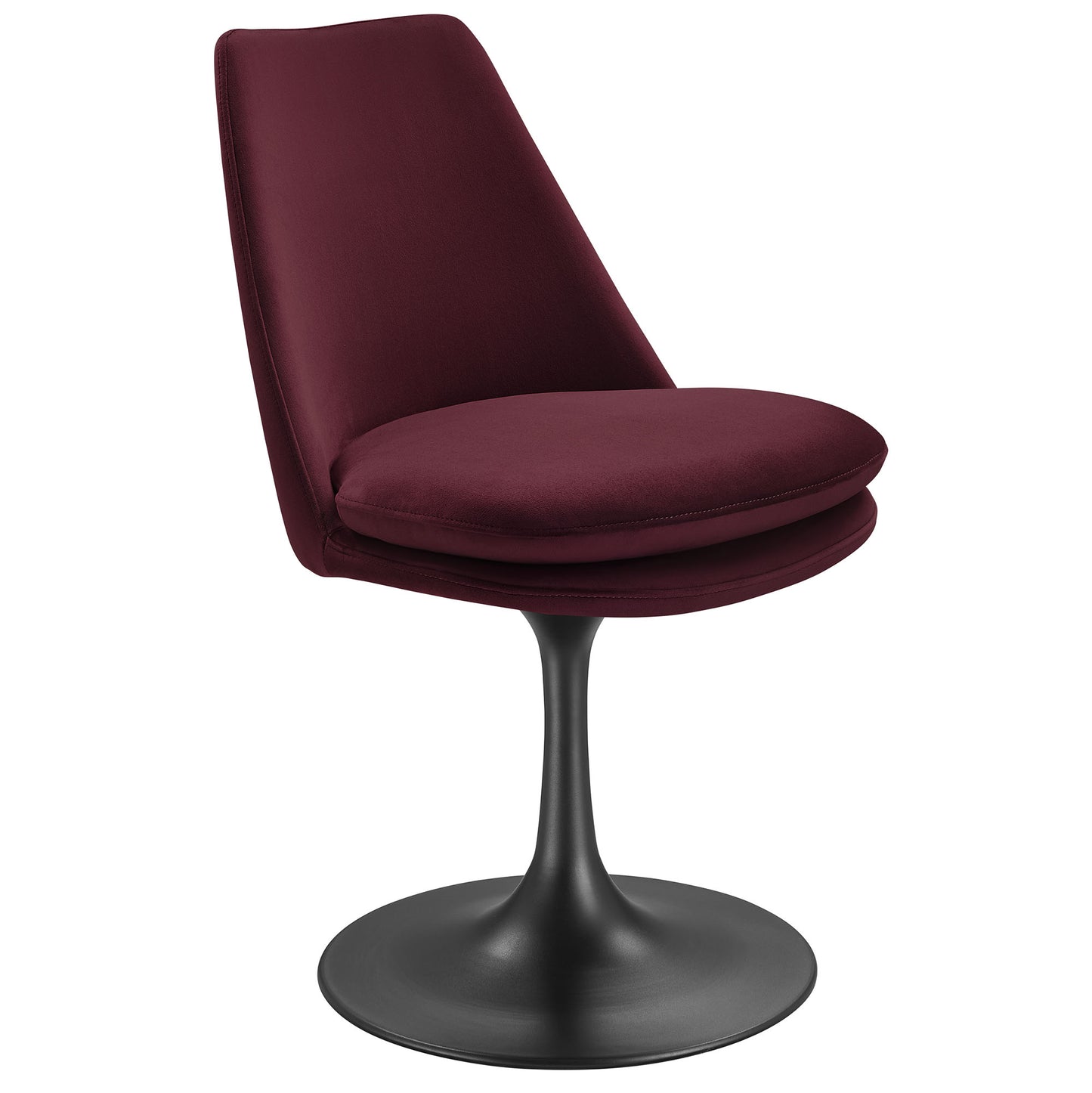 Lippa Performance Velvet Swivel Dining Chair by Modway EEI-6954-BLK-MUL