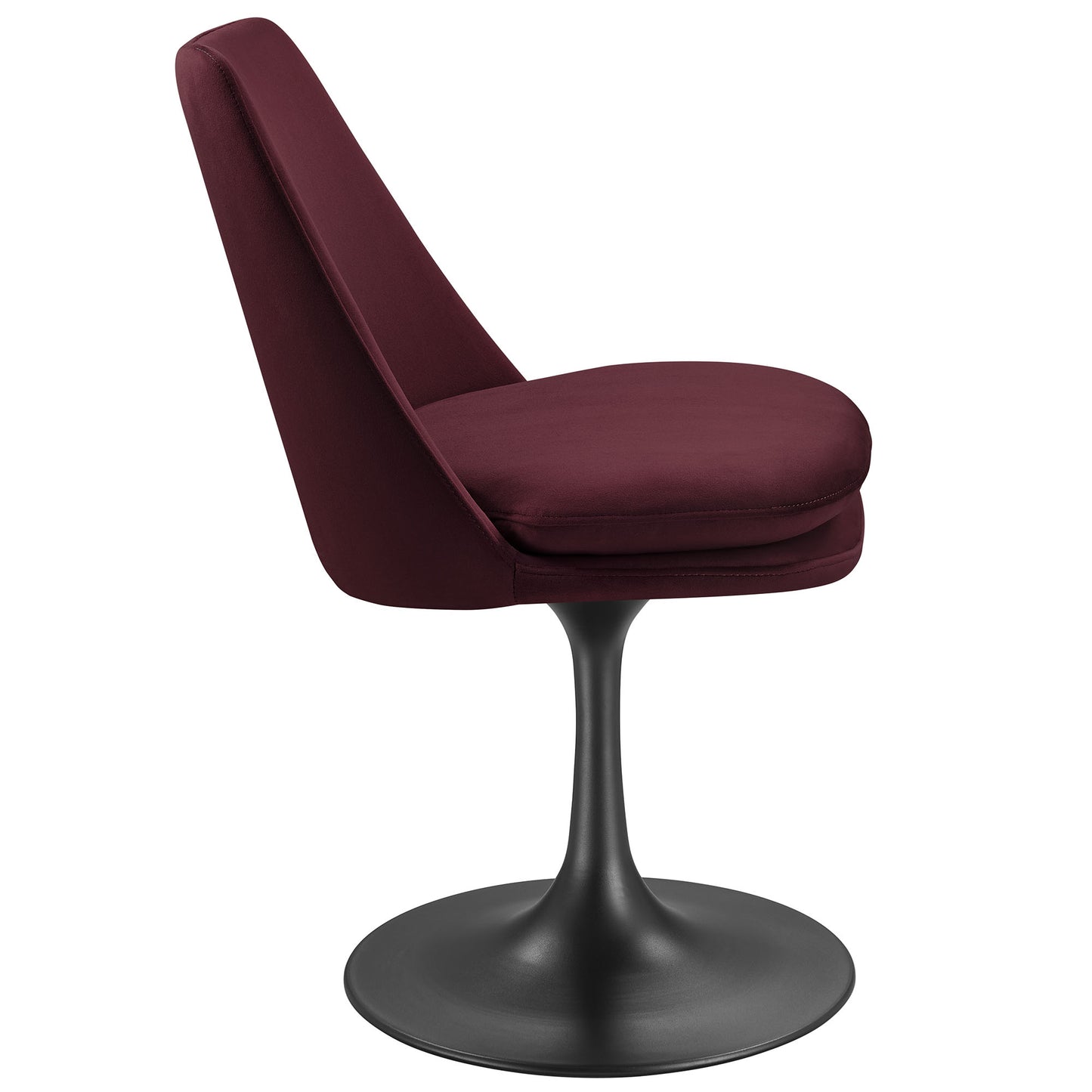 Lippa Performance Velvet Swivel Dining Chair by Modway EEI-6954-BLK-MUL