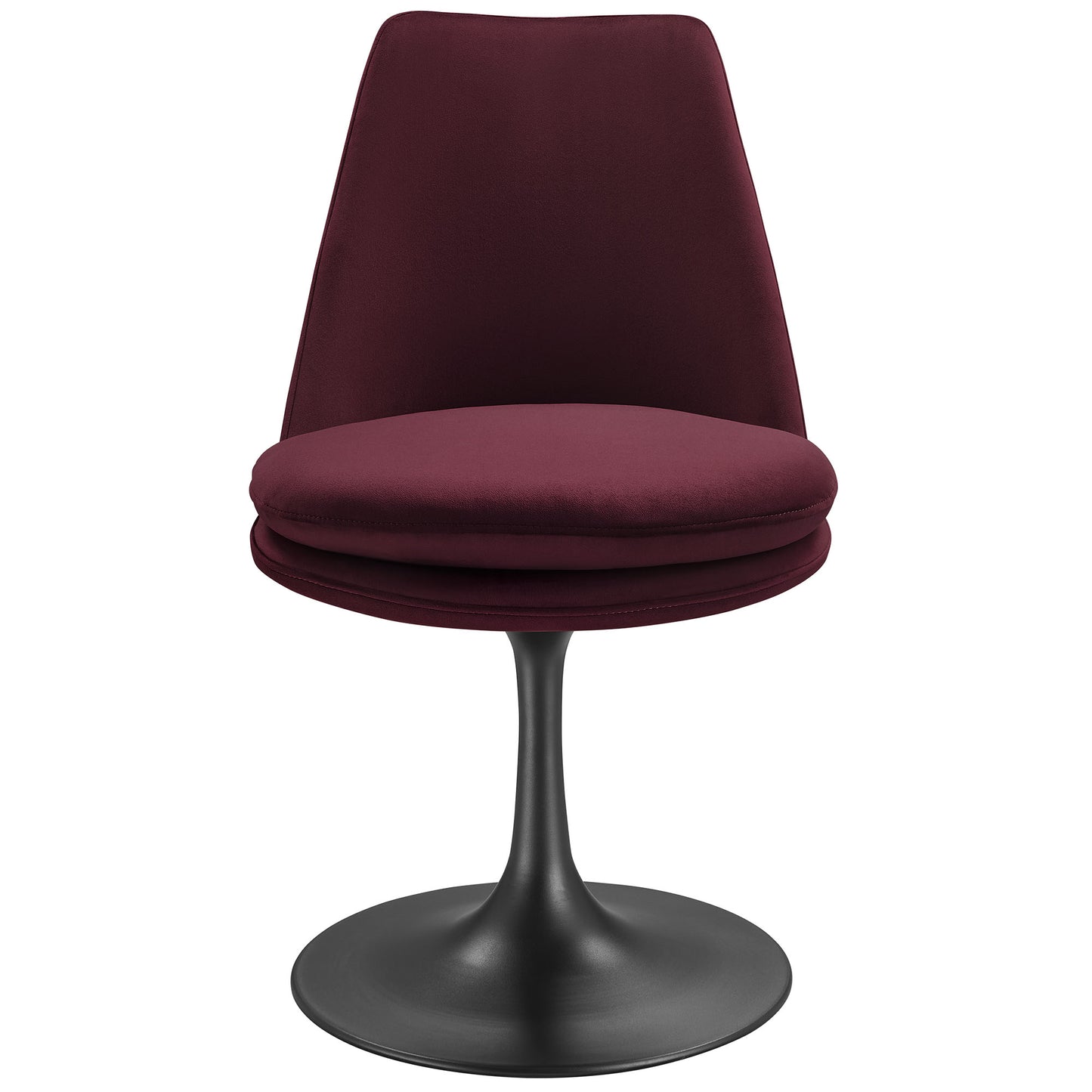 Lippa Performance Velvet Swivel Dining Chair by Modway EEI-6954-BLK-MUL