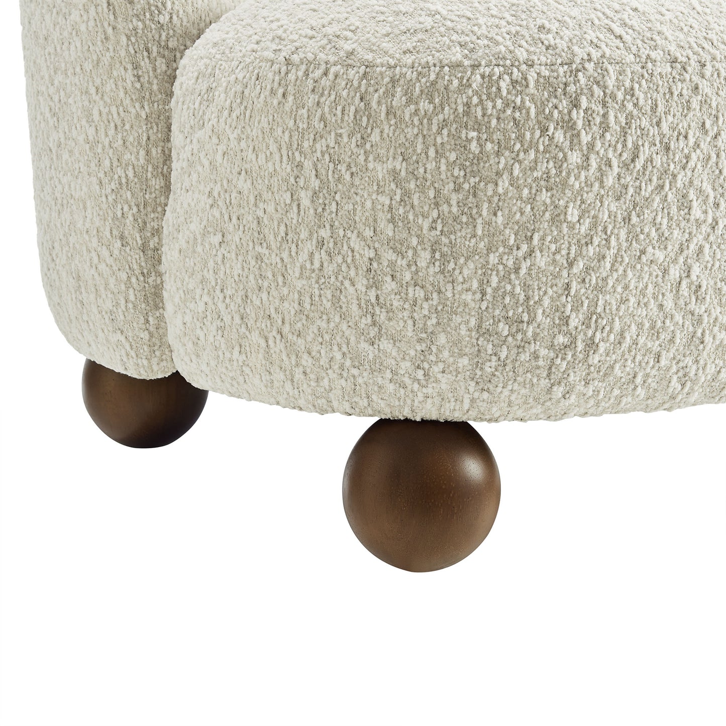 Monroe Accent Chair by Modway - Boucle Fabric & Performance Velvet Options