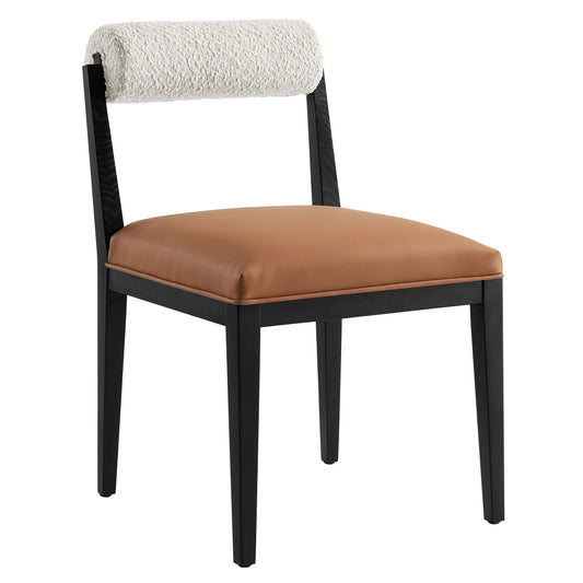 Kai Boucle and Fabric Dining Chair by Modway