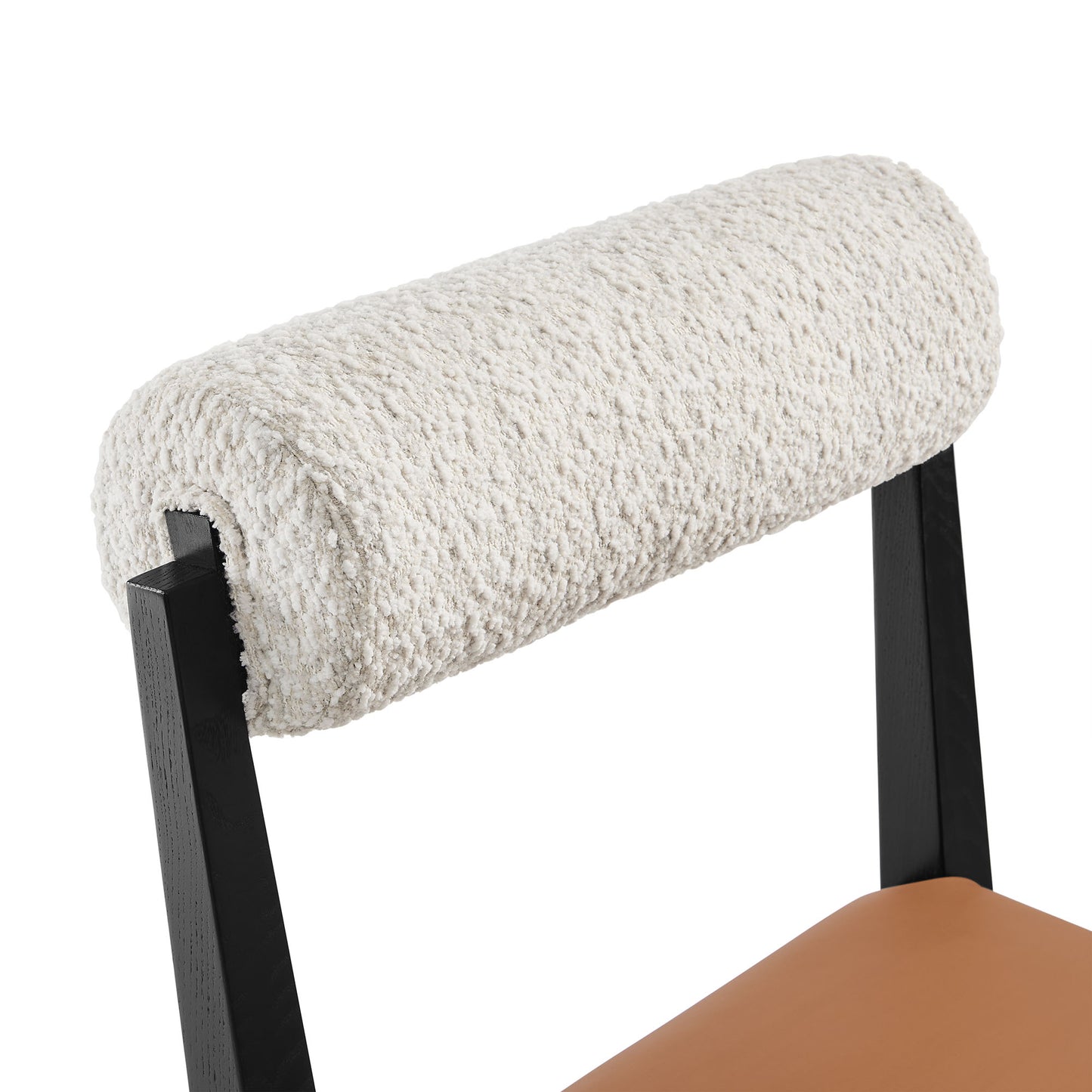 Kai Boucle and Fabric Dining Chair by Modway