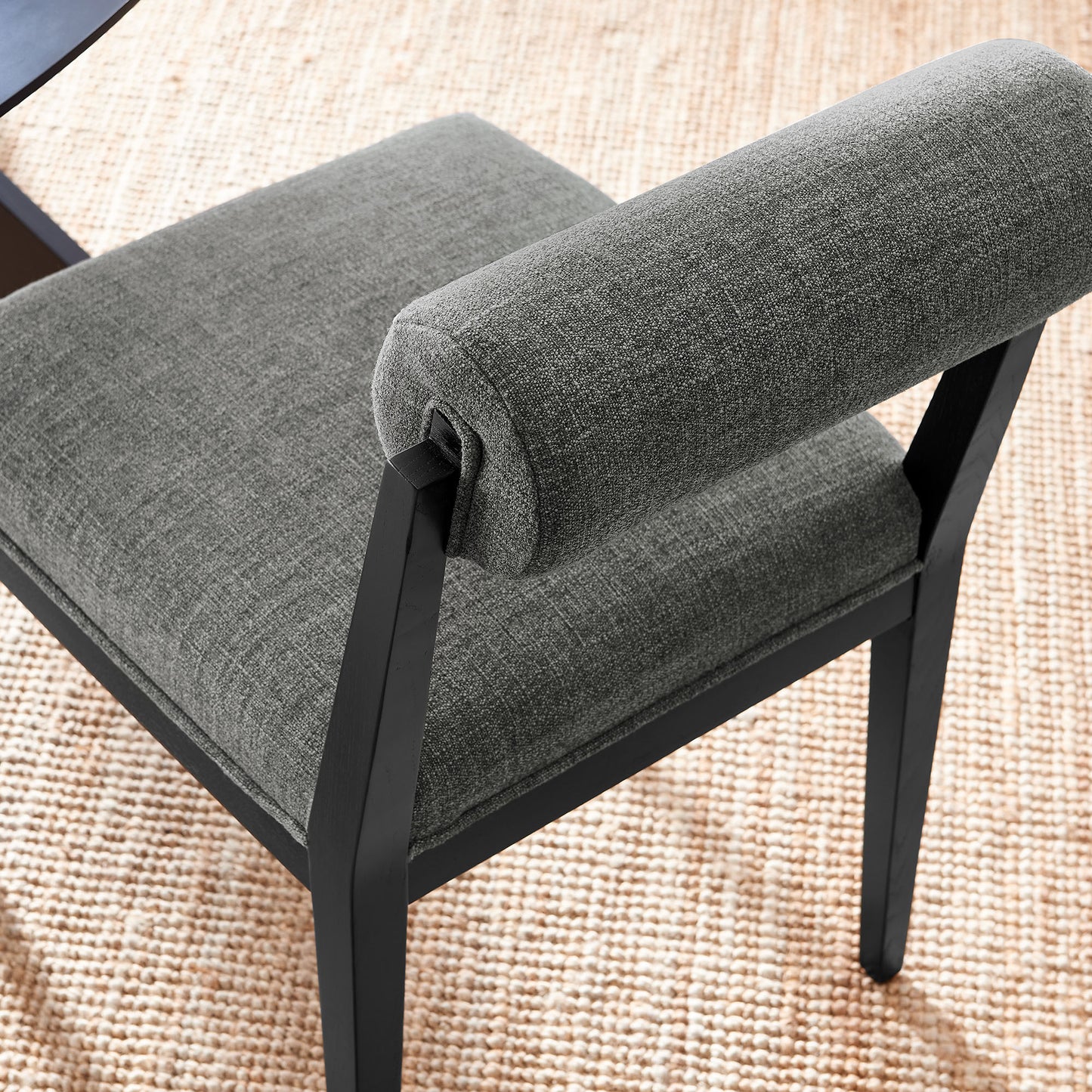 Kai Boucle and Fabric Dining Chair by Modway