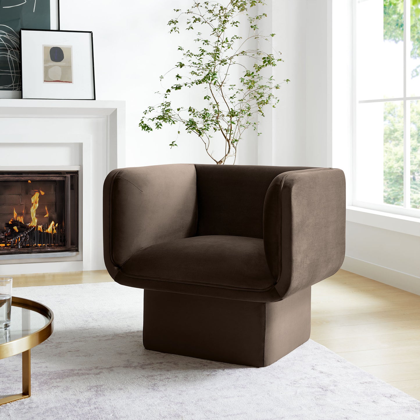 Tate Performance Velvet Accent Chair by Modway