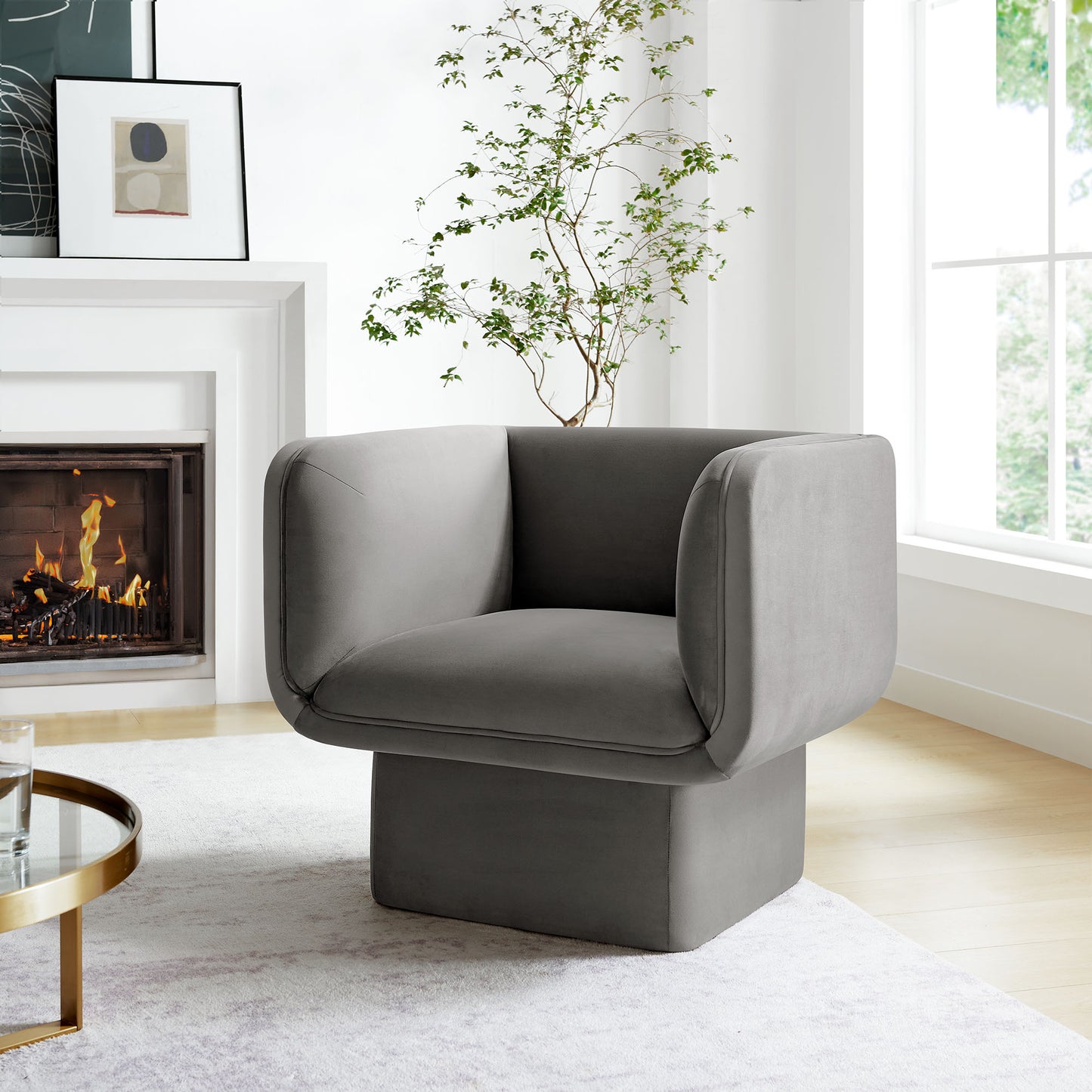 Tate Performance Velvet Accent Chair by Modway